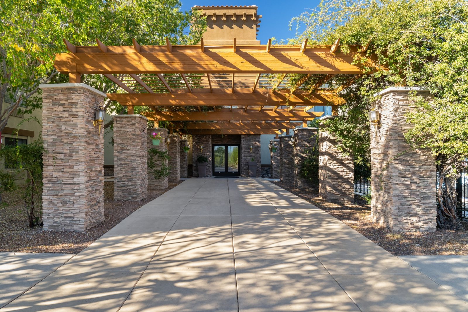 Main hotel entrance