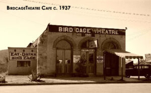 The Birdcage Theatre Café in 1937