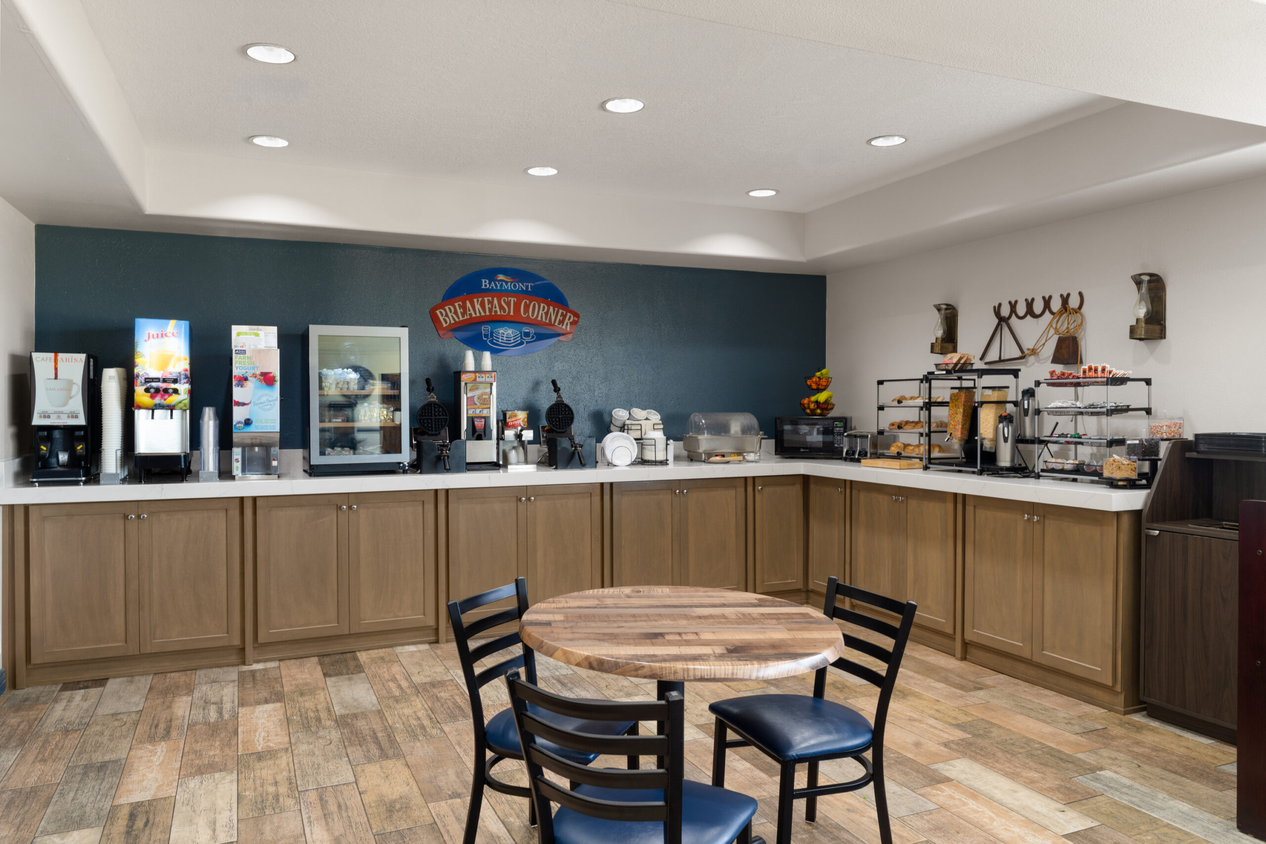 Complimentary breakfast area at Tombstone Grand Hotel