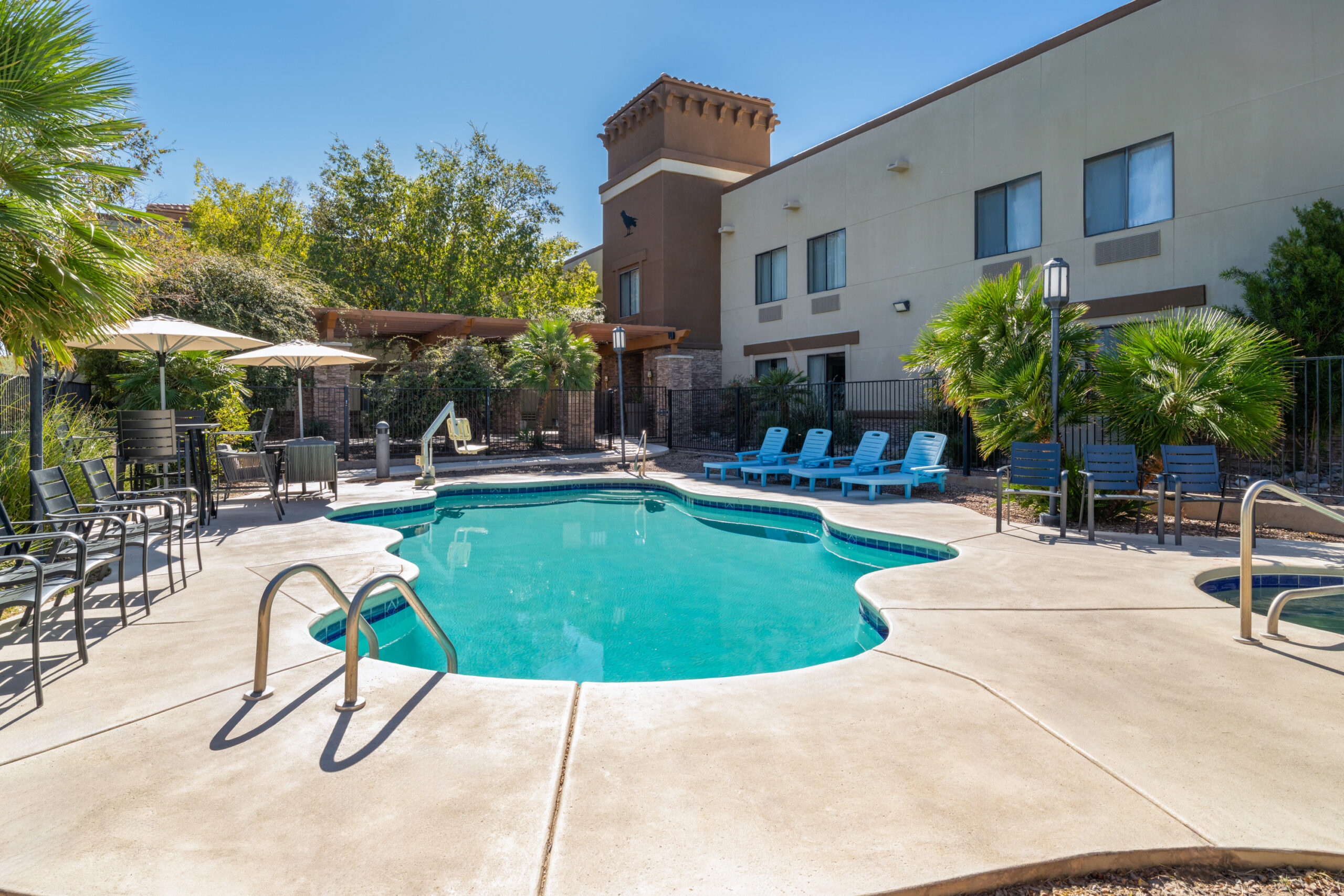 Seasonal heated outdoor pool