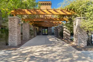 Hotel exterior and driveway