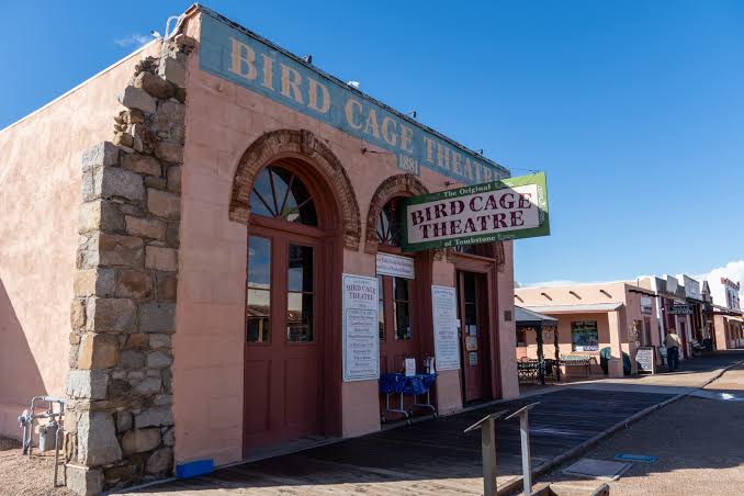 Bird Cage Theatre historic building in Tombstone
